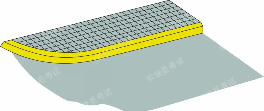 路緣石上的黃色實(shí)線是何含義？A、僅允許上下人員B、僅允許裝卸貨物C、禁止長(zhǎng)時(shí)間停車(chē)D、禁止停放車(chē)輛答案是D